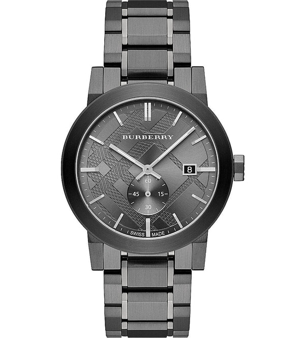 Burberry The City Gunmetal  Dial Steel Men's Watch BU9902 - Big Daddy Jewelry