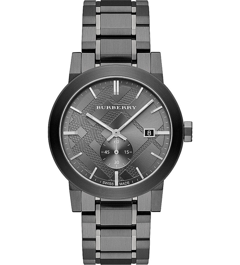 Burberry The City Gunmetal  Dial Steel Men's Watch BU9902 - Big Daddy Jewelry