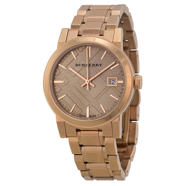 Burberry The City Rose Dial Rose Gold-tone Ladies Watch BU9135 - Big Daddy Jewelry