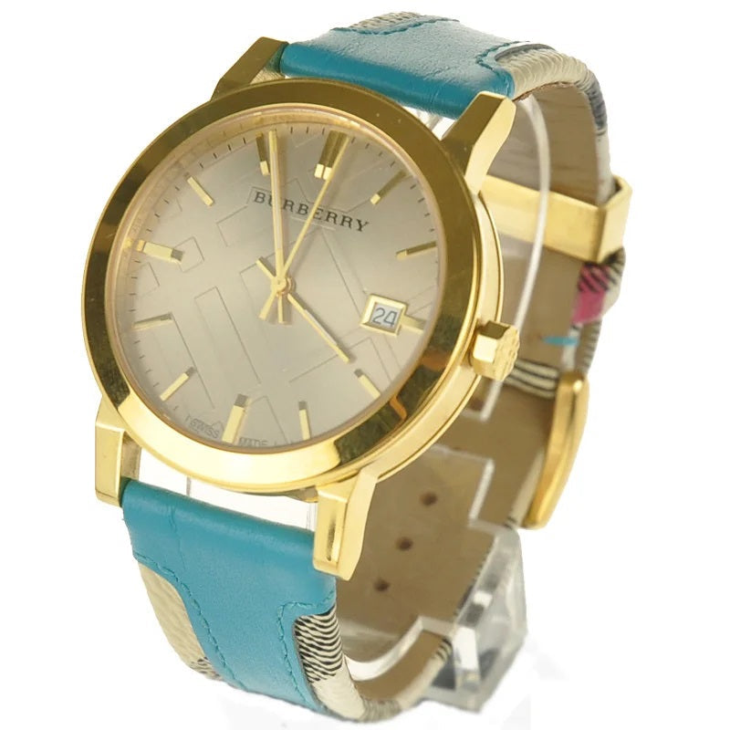 Burberry Women's Leather Casual Women Analog Women's Watch  BU9018 - The Watches Men & CO