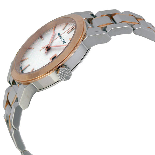Burberry Two Tone Rose Gold Stainless Steel Bracelet Ladies Watch BU9105 - Big Daddy Jewelry #2