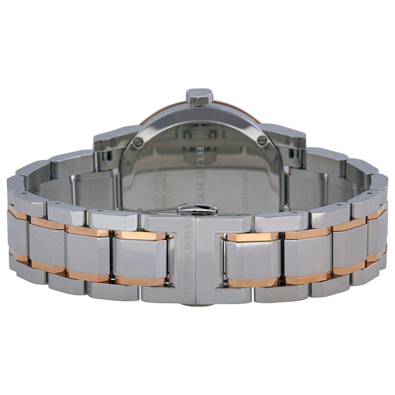Burberry Two Tone Rose Gold Stainless Steel Bracelet Ladies Watch BU9105 - Big Daddy Jewelry #3