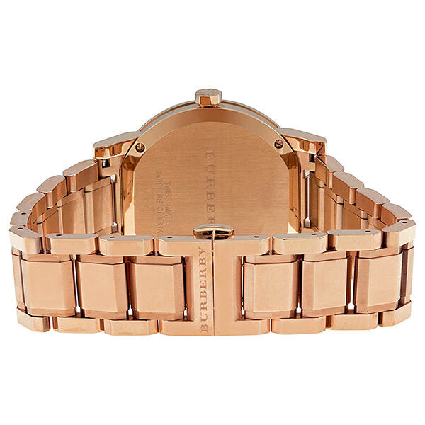 Burberry White Check Pattern Dial Rose Gold-plated Unisex Watch BU9004 - Big Daddy Jewelry #3
