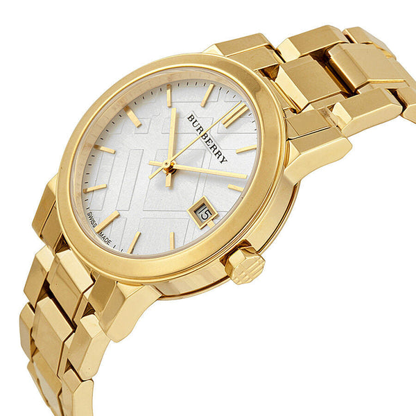 Burberry White Dial Gold-tone Ladies Watch BU9103 - Big Daddy Jewelry #2