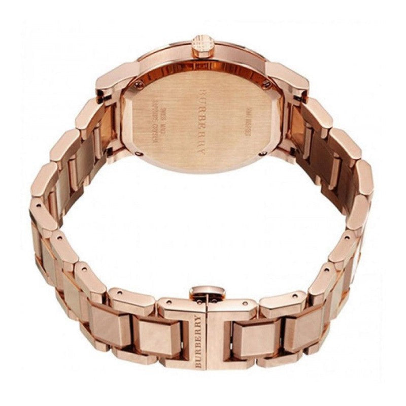 Burberry Women’s Swiss Made Quartz Rose Gold Stainless Steel White Dial Women's Watch BU9204 - Big Daddy Jewelry #3