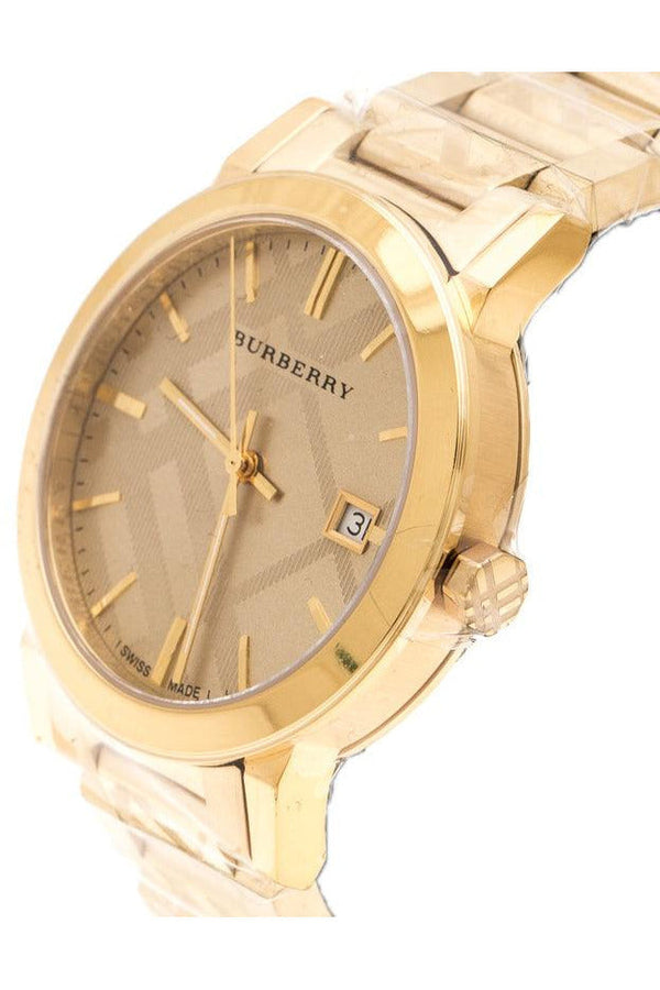 Burberry Men’s Swiss Made Stainless Steel Gold Dial Men's Watch BU9038 - Big Daddy Jewelry #2