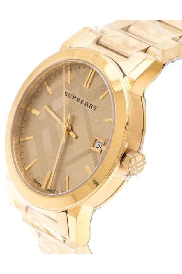 Burberry Men’s Swiss Made Stainless Steel Gold Dial Men's Watch BU9038 - Big Daddy Jewelry #2