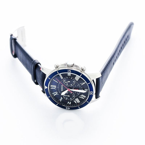 Fossil Men’s Chronograph Quartz Leather Strap Men's Watch FS5373 - Big Daddy Jewelry #2