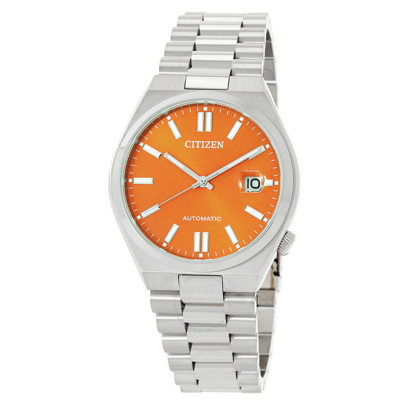 Citizen Tsuyosa Automatic Orange Dial Men's Watch NJ0151-88Z