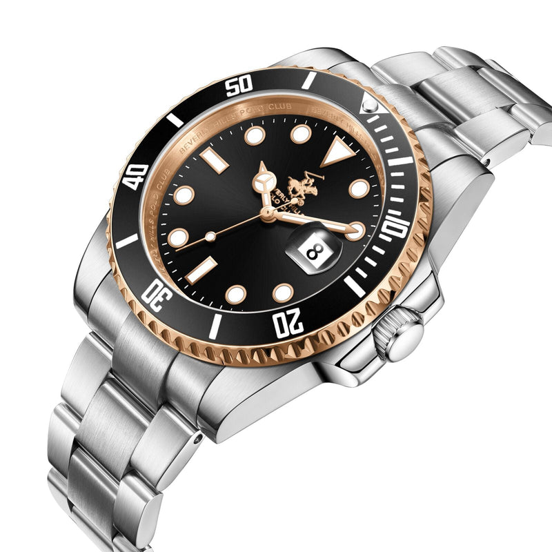 Beverly Hills  Polo Club Metallic Stainless Steel Men's Watch - BP3791X.550 BP3791X.550 - Image 2