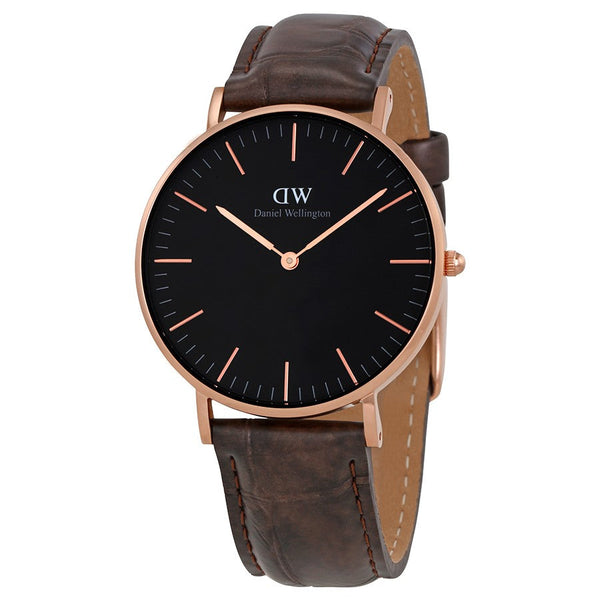 Daniel Wellington Black Classic York 36mm Women's Gold Watch DW00100140 - Kiwi Watches