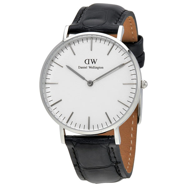 Daniel Wellington Reading 36mm Women's Silver Watch
