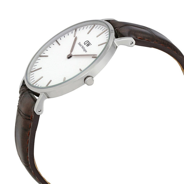 Daniel Wellington Classic York 36mm Women's Silver Watch
