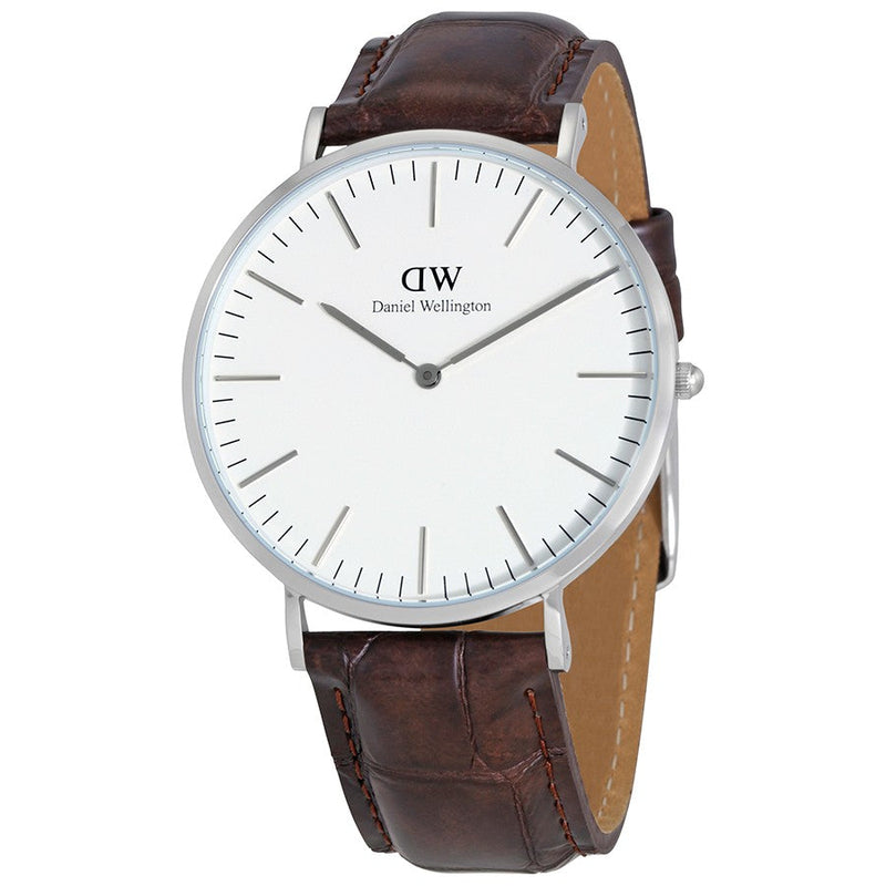 Daniel Wellington Classic York 40mm Men's Silver Watch