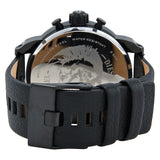 Diesel Bad Ass Chronograph Blue Dial Black Leather Men's Watch #DZ7257 - Big Daddy Jewelry #3