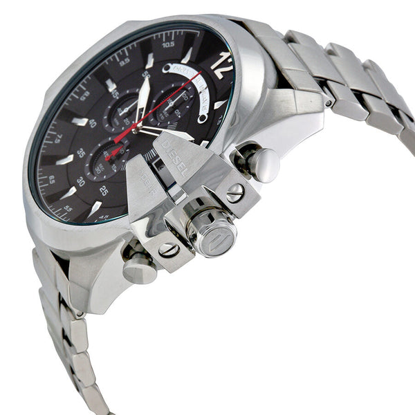 Diesel Chief Chronograph Black Dial Stainless Steel Men's Watch #DZ4308 - Big Daddy Jewelry #2