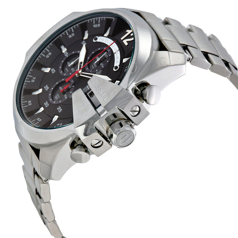 Diesel Chief Chronograph Black Dial Stainless Steel Men's Watch #DZ4308 - Big Daddy Jewelry #2