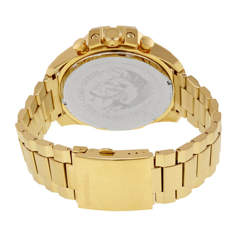 Diesel Mega Chief Chronograph Champagne Dial Men's Watch #DZ4360 - Big Daddy Jewelry #3