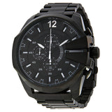 Diesel Mega Chief Chronograph Black Dial Men's Watch #DZ4283 - Big Daddy Jewelry