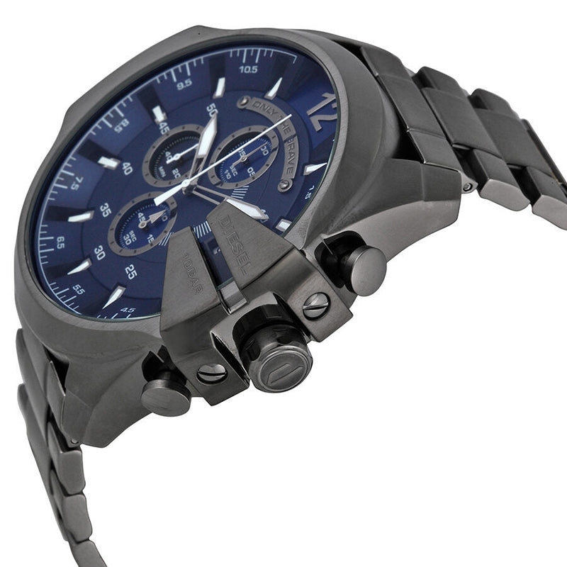 Diesel  Mega Chief Chronograph Blue Dial Men's Watch #DZ4329 - Big Daddy Jewelry #2