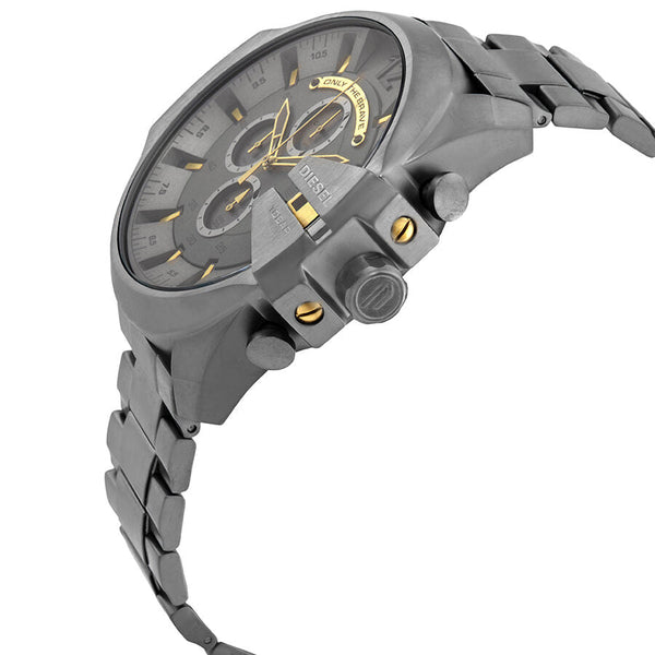 Diesel Mega Chief Chronograph Grey Dial Men's Watch DZ4466 - Big Daddy Jewelry #2