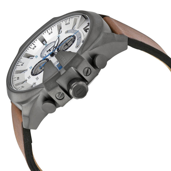 Diesel Mega Chief Chronograph White Dial Men's Watch #DZ4280 - Big Daddy Jewelry #2