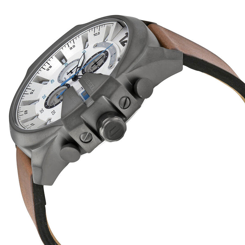 Diesel Mega Chief Chronograph White Dial Men's Watch #DZ4280 - Big Daddy Jewelry #2