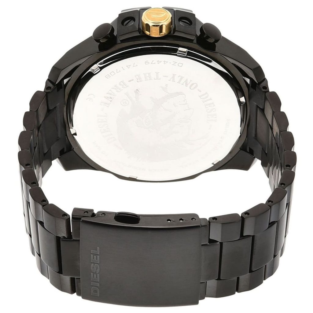 Diesel Mega Chief Men’s Chronograph Black IP Stainless Steel Watch DZ4479 DZ4479 - Image 6