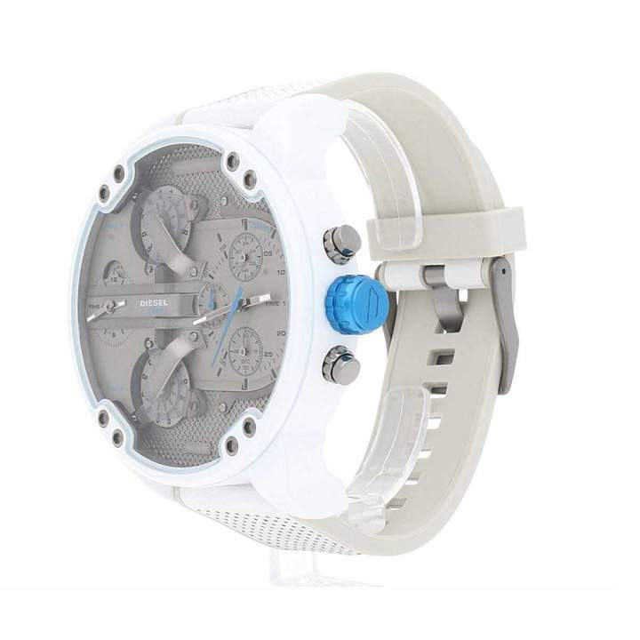 Diesel Mr. Daddy 2.0 Chrono White and Gray Men's Watch DZ7419