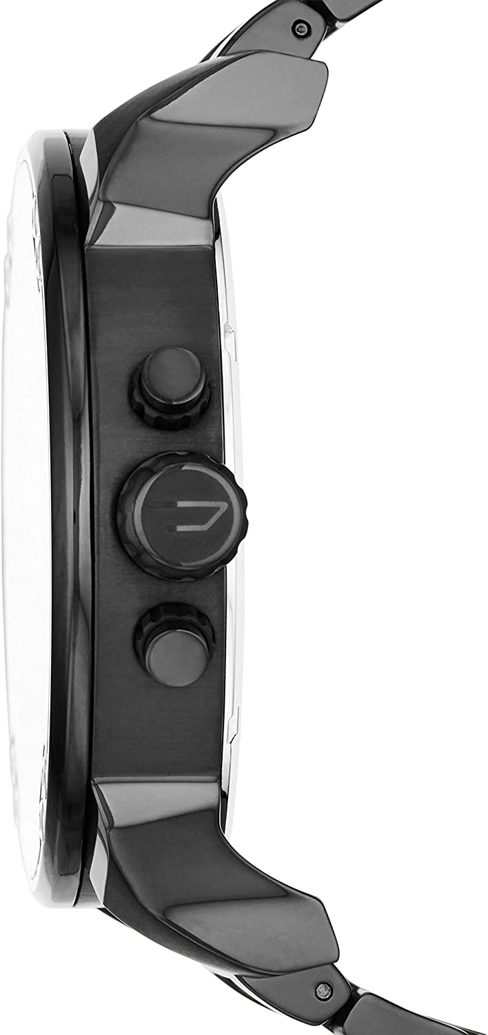 Diesel Mr daddy Chronograph GMT Men's Black Roes Gold Watch DZ7312
