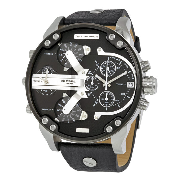 Diesel Mr. Daddy 2.0 Black Dial Men's Chronograph Watch #DZ7313 - Big Daddy Jewelry