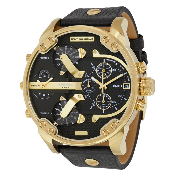 Diesel Mr. Daddy 2.0 Black Dial Men's Chronograph Watch #DZ7371 - Big Daddy Jewelry