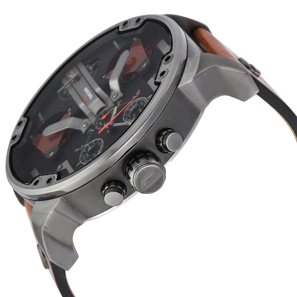 Diesel Mr. Daddy 2.0 Black Dial Quartz Men's Watch #DZ7332 - Big Daddy Jewelry #2