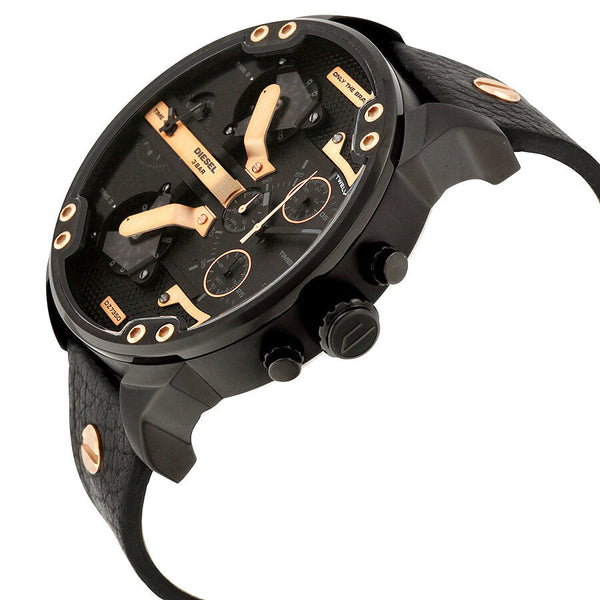 Diesel Mr. Daddy 2.0 Chronograph Black Dial Men's Watch #DZ7350 - Big Daddy Jewelry #2