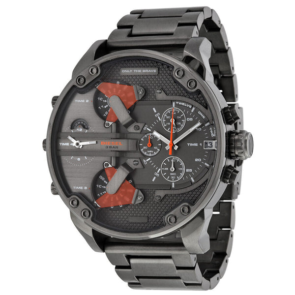 Diesel The Daddies Chronograph Four Time Zone Dial Men's Watch #DZ7315 - Big Daddy Jewelry