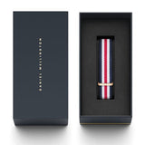 Daniel Wellington Classic Canterbury Gold Watch 18mm Nato Strap DW00200030 - Kiwi Watches