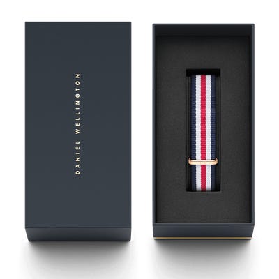 Daniel Wellington Classic Canterbury Gold Watch 18mm Nato Strap DW00200030 - Kiwi Watches