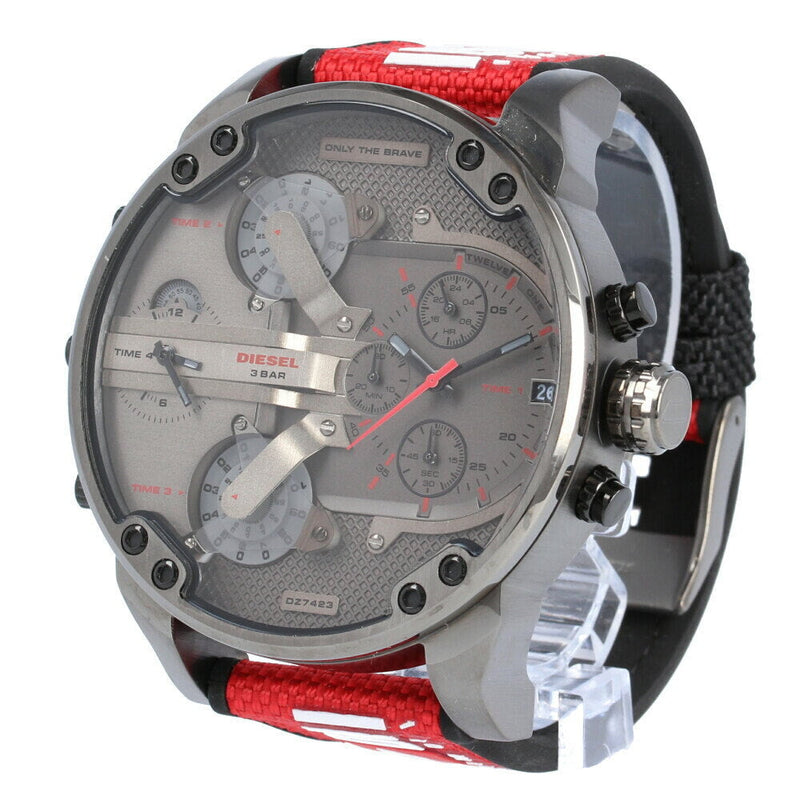 Diesel Mr. Daddy 2.0 Chrono Red Men's Watch#DZ7423 - Big Daddy Jewelry #2