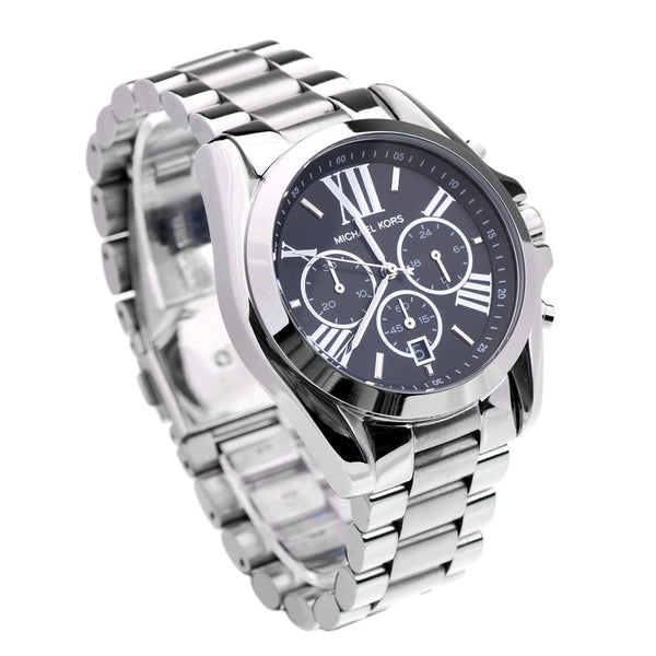Michael Kors Bradshaw Chronograph Black Dial Silver Unisex Watch MK5705 - Big Daddy Jewelry #2