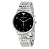 Emporio Armani Beta Chronograph Black Dial Men's Watch #AR1863 - Big Daddy Jewelry