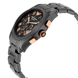 Emporio Armani Ceramica Chronograph Black Dial Men's Watch AR1410 - Big Daddy Jewelry #2