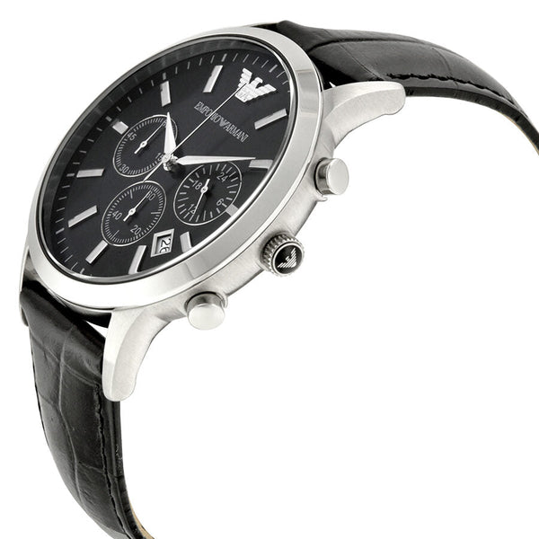 Emporio Armani Chronograph Black Dial Men's Watch #AR2447 - Big Daddy Jewelry #2