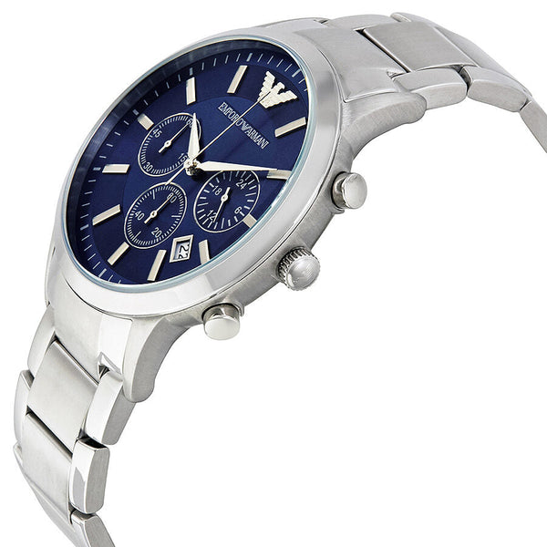 Emporio Armani Chronograph Navy Blue Dial Men's Watch #AR2448 - Big Daddy Jewelry #2