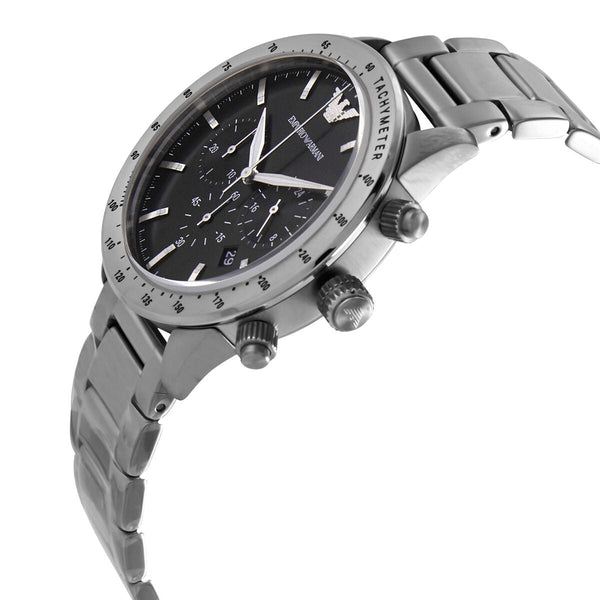 Emporio Armani Chronograph Quartz Black Dial Men's Watch #AR11241 - Big Daddy Jewelry #2