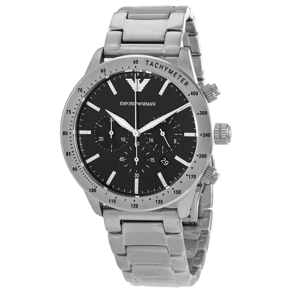 Emporio Armani Chronograph Quartz Black Dial Men's Watch #AR11241 - Big Daddy Jewelry