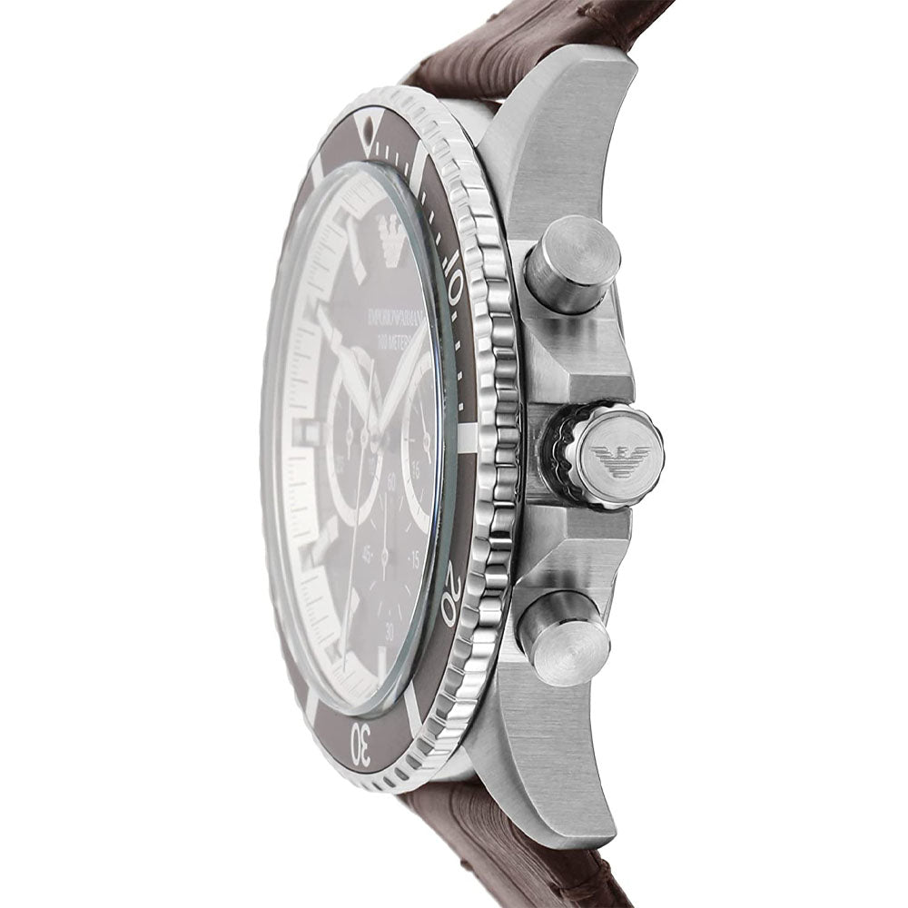 Emporio Armani Chronograph Quartz Brown Dial Men's Watch AR11486