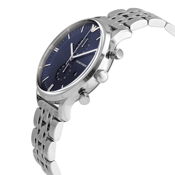 Emporio Armani Chronograph Quartz Dark Blue Dial Men's Watch #AR1648 - Big Daddy Jewelry #2