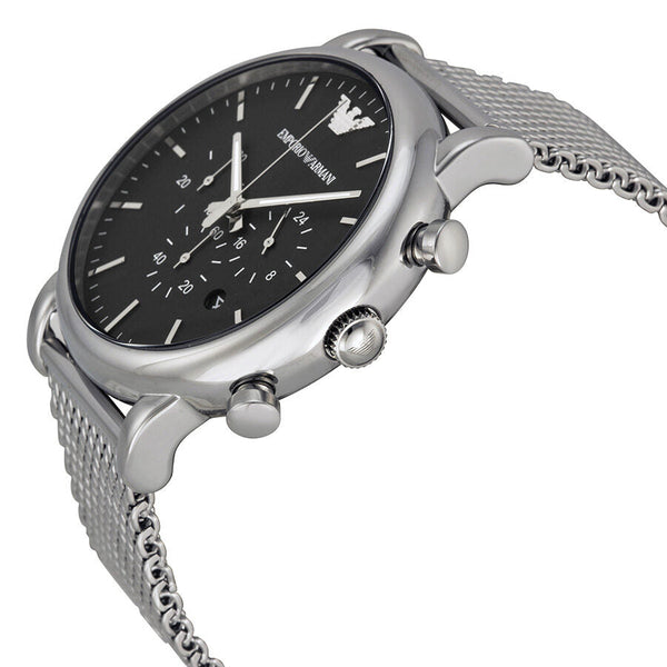 Emporio Armani Classic Chronograph Black Dial Men's Watch #AR1808 - Big Daddy Jewelry #2