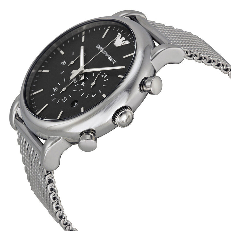 Emporio Armani Classic Chronograph Black Dial Men's Watch #AR1808 - Big Daddy Jewelry #2