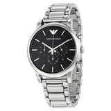 Emporio Armani Classic Chronograph Black Dial Men's Watch #AR1894 - Big Daddy Jewelry
